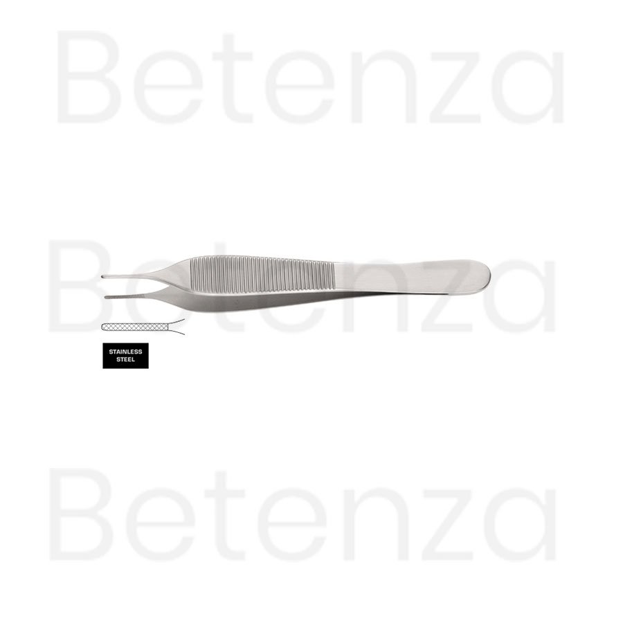 Adson Dressing Forceps, 4.75  in (12cm), Cross Serrated Jaws